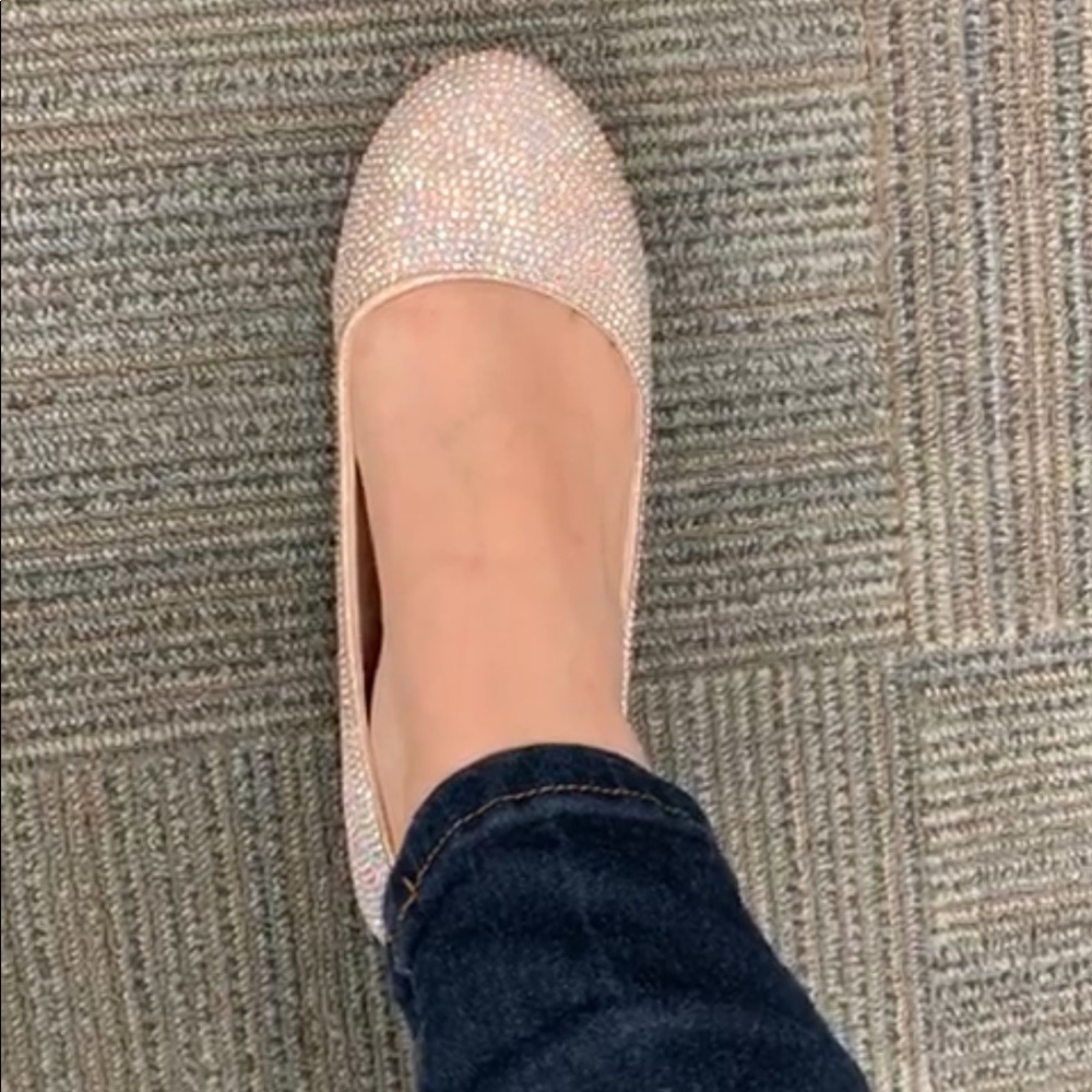Bella Luna Multi Rhinestone Embellished Round Flat - Picture 3 of 9
